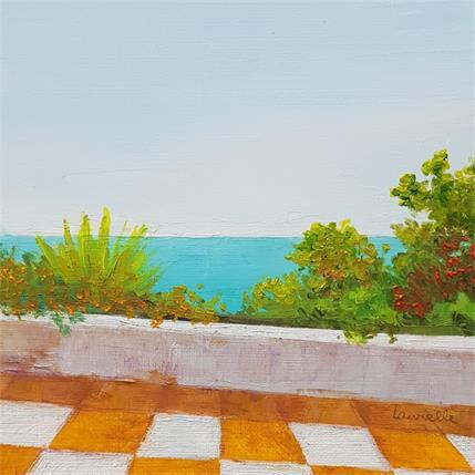 Peinture Belle vue par Bessé Laurelle | Tableau Figuratif Huile Marine, Paysages, Scènes de vie