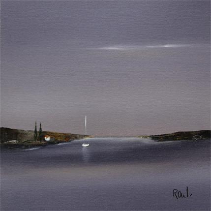 Peinture Plénitude 40 par Roussel Marie-Ange et Fanny | Tableau Figuratif Huile Marine