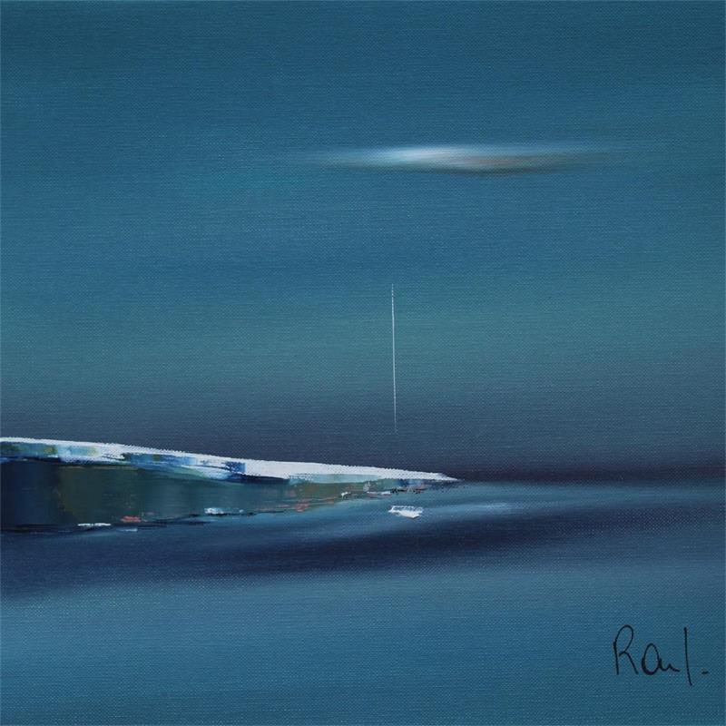 Painting Impression marine 40 by Roussel Marie-Ange et Fanny | Painting Figurative Marine Oil