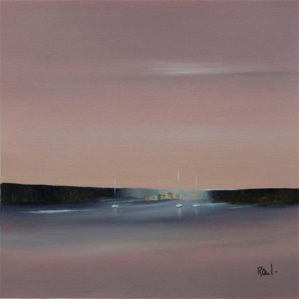 Peinture Sérénité 40 par Roussel Marie-Ange et Fanny | Tableau Figuratif Huile Marine