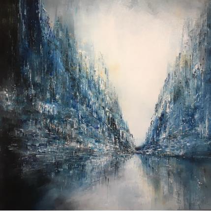 Peinture 2084 par Levesque Emmanuelle | Tableau Figuratif Huile Urbain