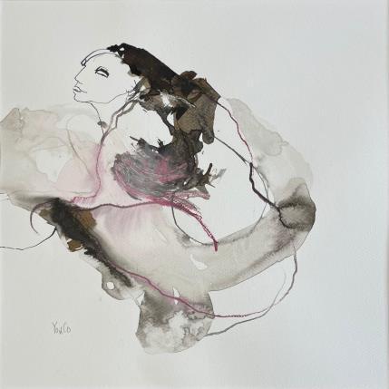 Peinture Détours par YO&CO | Tableau Figuratif Encre Minimaliste, Nu