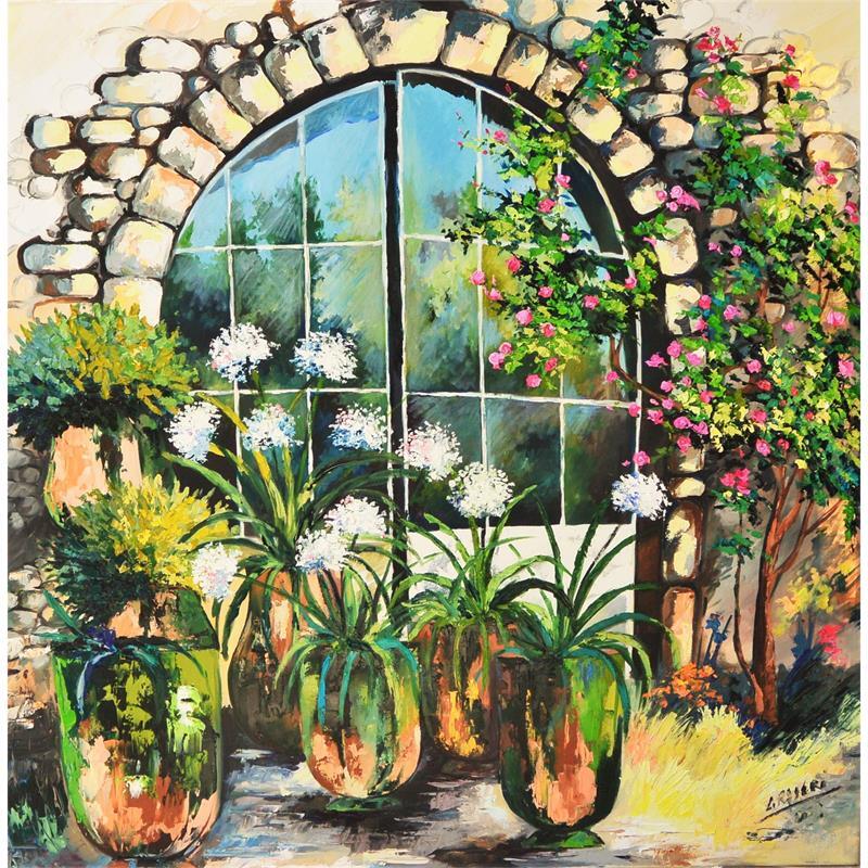 Painting Menerbe by Laura Rose | Painting Figurative Landscapes Oil