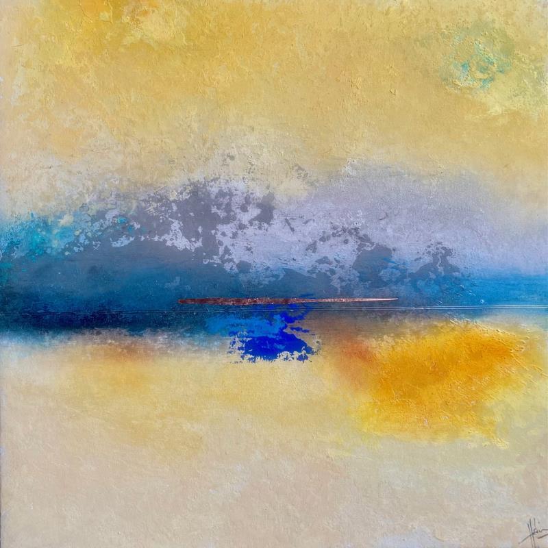 Painting Abstraction # 070 by Hévin Christian | Painting Abstract Minimalist Wood