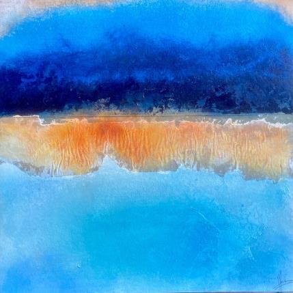 Peinture Abstraction # 063 par Hévin Christian | Tableau Abstrait bois minimaliste