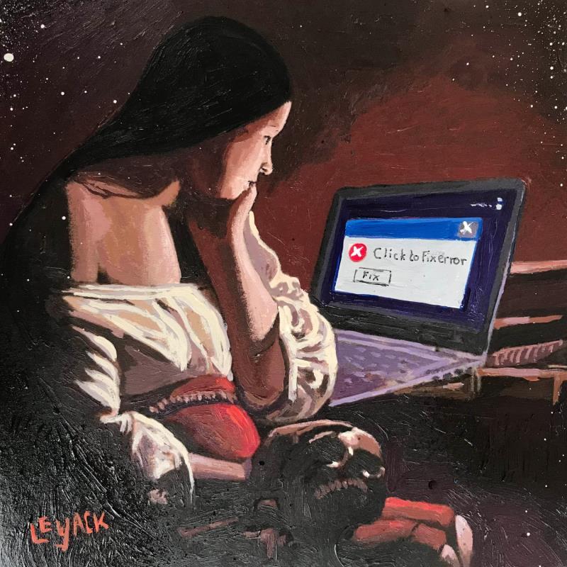 Peinture Click to fit error par Le Yack | Tableau Pop-art