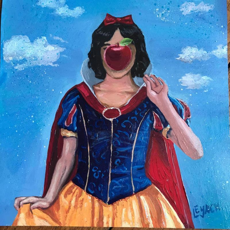 Pintura Ceci n'est pas une pomme por Le Yack | Pintura Pop art Iconos pop