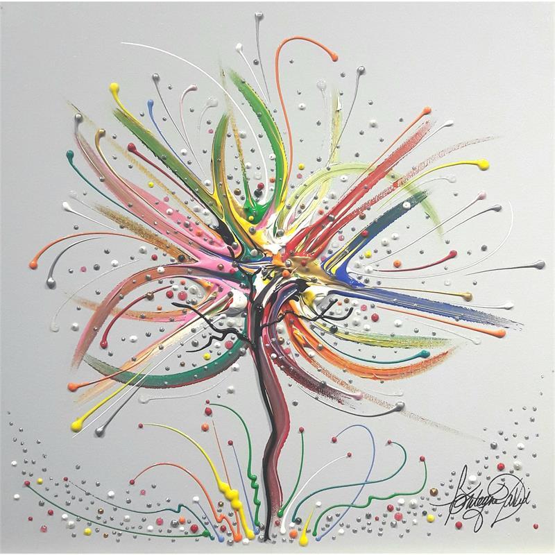 Painting L'amour en couleur by Fonteyne David | Painting Figurative Landscapes Oil Acrylic