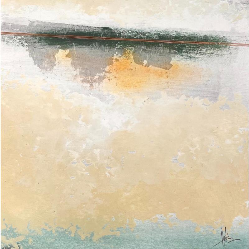 Peinture Abstraction #8660 par Hévin Christian | Tableau Abstrait Minimaliste Bois