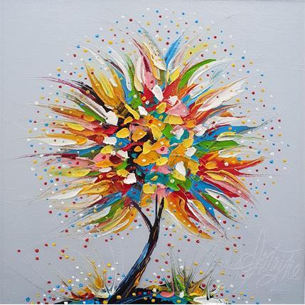 Peinture Mon bien beau bonheur par Fonteyne David | Tableau Figuratif Acrylique, Huile Minimaliste, Paysages