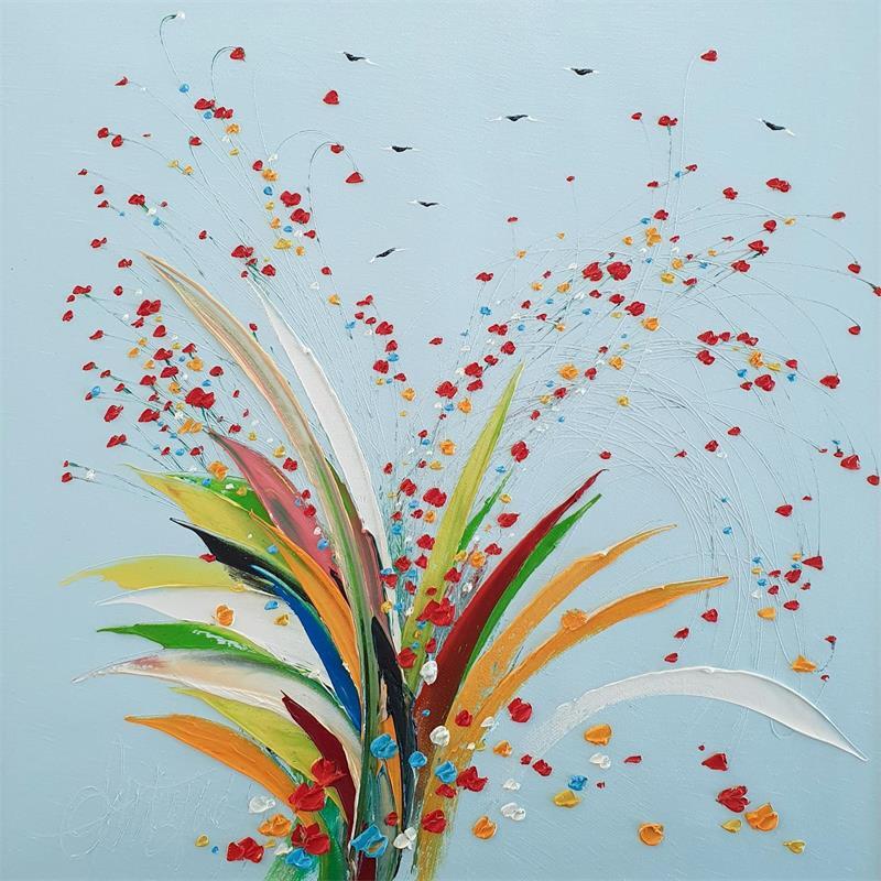 Peinture Un moment d'oxygène par Fonteyne David | Tableau Figuratif Paysages Huile Acrylique