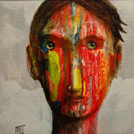 Painting Sol 3 by Delaube Fabien | Painting Figurative Oil