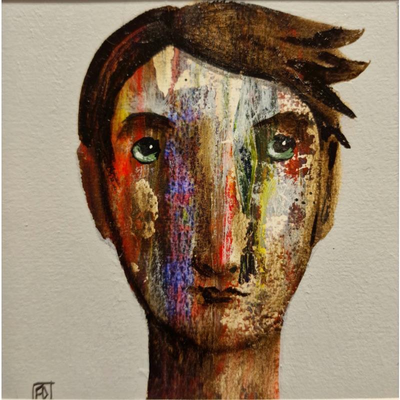 Painting Sol 2 by Delaube Fabien | Painting Figurative Oil