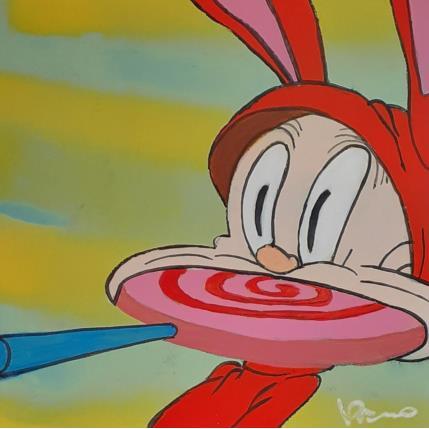 Painting Bitter lollipop by Przemo | Painting Pop-art Acrylic Animals, Pop icons