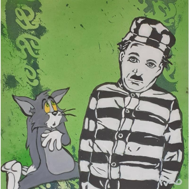 Pintura Friends forever por Przemo | Pintura Pop art Iconos pop Animales Acrílico