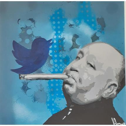 Painting Let me know by Przemo | Painting Pop-art Acrylic Animals, Pop icons, Portrait