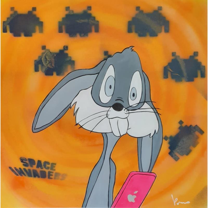 Painting Addiction by Przemo | Painting Pop-art Portrait Pop icons Animals Acrylic