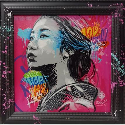 Gemälde Geisha von Sufyr x Dashone | Gemälde Street art Porträt