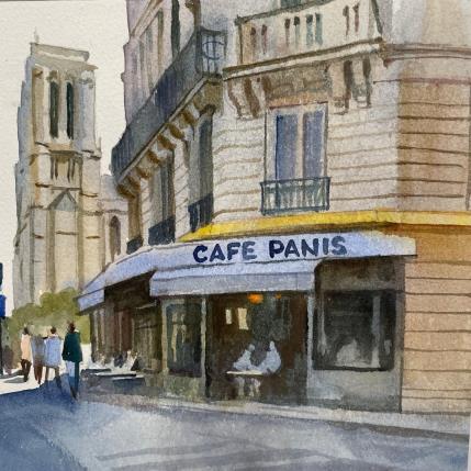 Peinture Paris A10 par Khodakivskyi Vasily | Tableau Figuratif Aquarelle Urbain