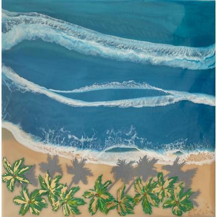 Peinture Le Rove par Aurélie Lafourcade painter | Tableau Figuratif Acrylique, Résine Marine, Minimaliste, Paysages