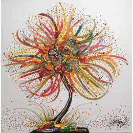 Painting Passion et Nature avec toi by Fonteyne David | Painting Figurative Acrylic, Oil Minimalist