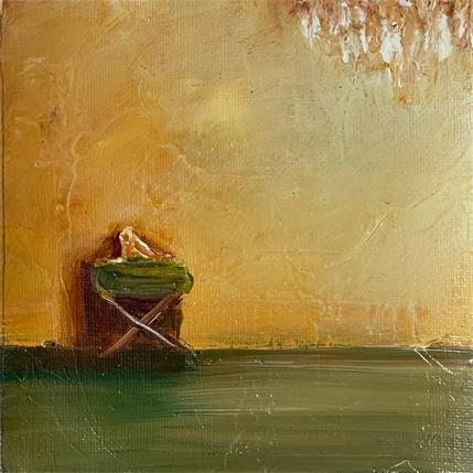 Peinture un compte  par Vinnie | Tableau Figuratif Huile Scènes de vie