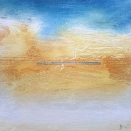 Peinture Abstraction # 89 par Hévin Christian | Tableau Abstrait bois minimaliste