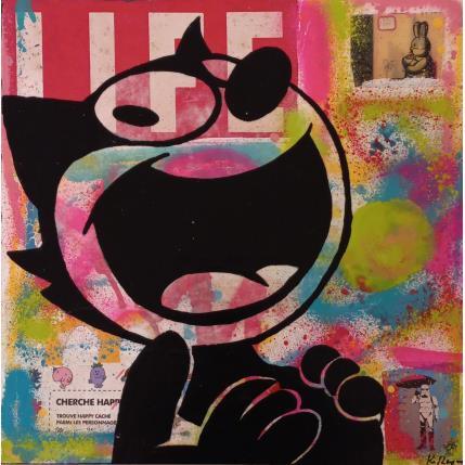 Peinture Felix MDR par Kikayou | Tableau Pop-art Graffiti Icones Pop