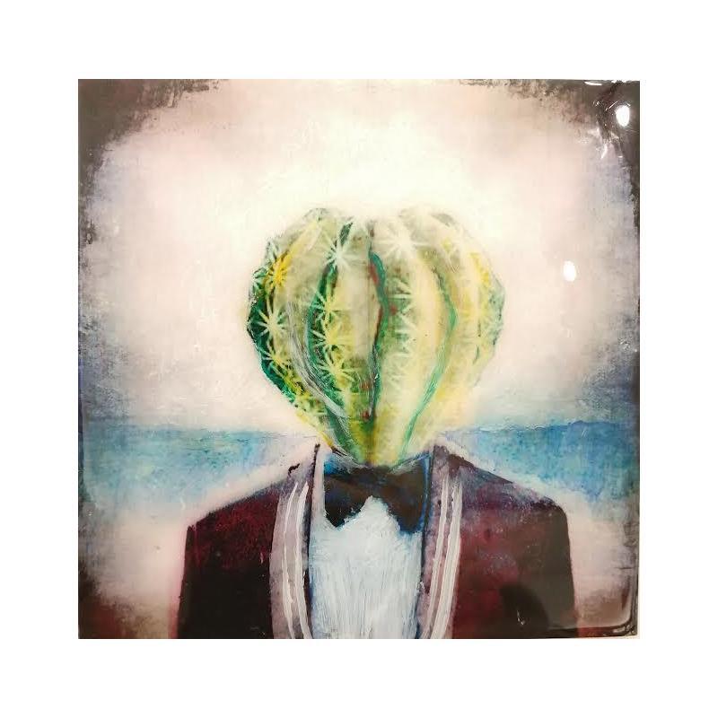 Gemälde El plantado von Bofill Laura | Gemälde Figurativ Porträt Holz Acryl