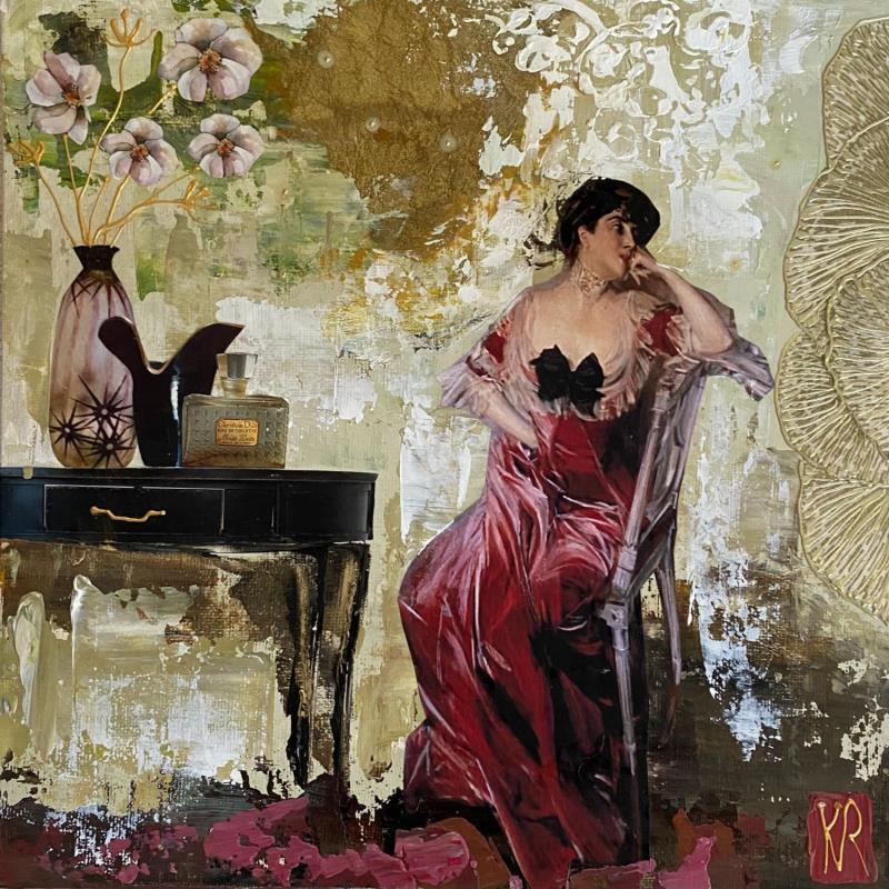 Pintura Dans ton sillage por Romanelli Karine | Pintura Figurativo Life style Collage