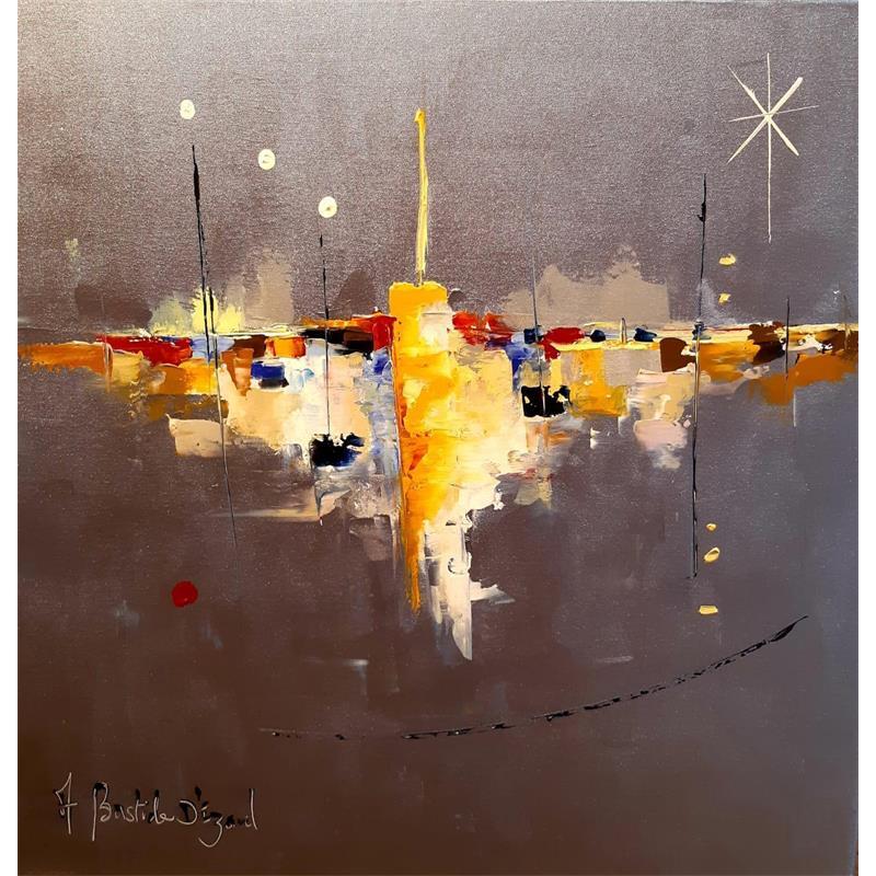 Peinture Miami par Bastide d´Izard Armelle | Tableau Art Singulier Acrylique