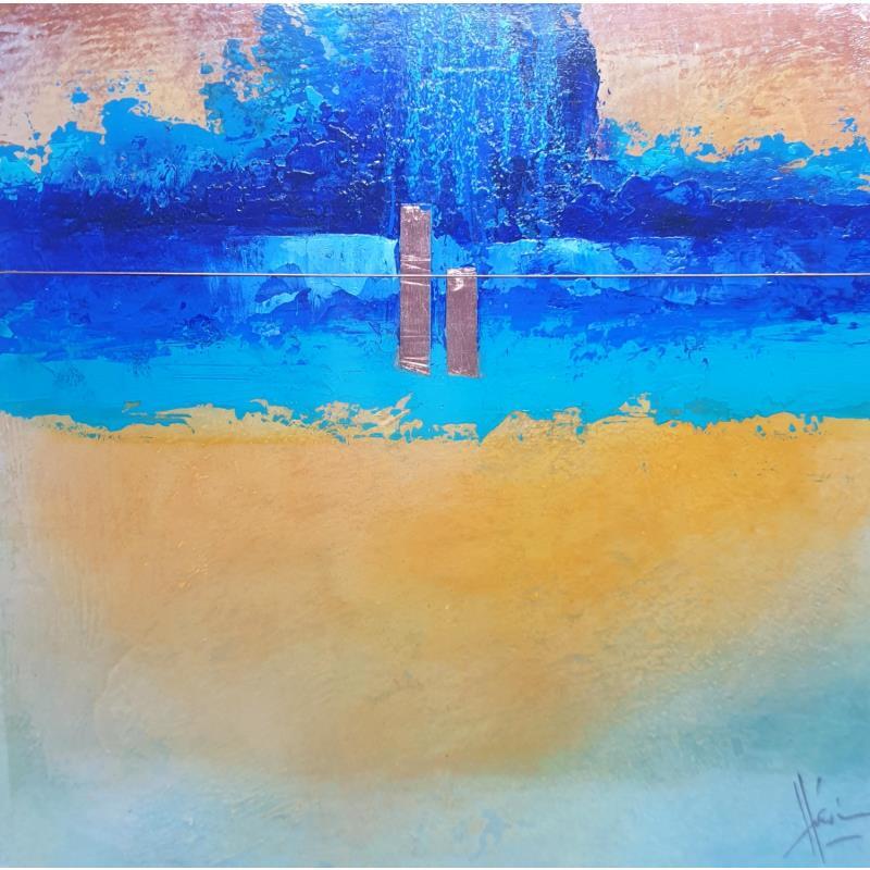 Peinture Abstraction # 4456 par Hévin Christian | Tableau Abstrait Minimaliste Bois