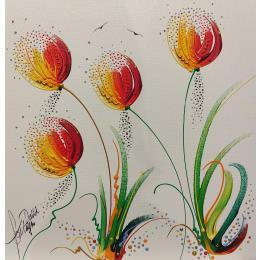 Peinture Dans tes bras par Fonteyne David | Tableau Figuratif Acrylique, Huile Natures mortes