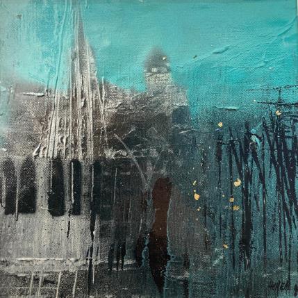 Peinture Souvenirs 1 par Horea | Tableau Figuratif Huile Urbain