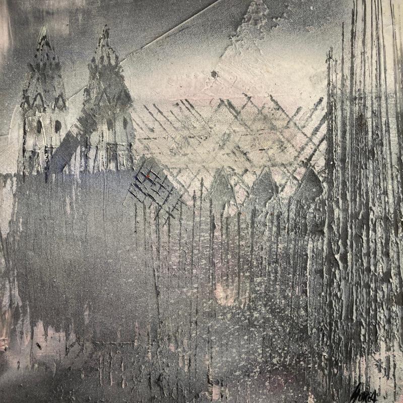 Peinture Stephansdom III par Horea | Tableau Figuratif Urbain Huile