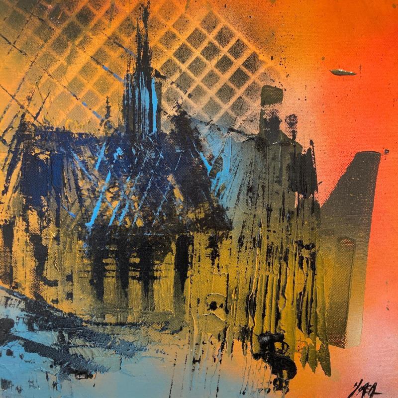 Peinture Stephansdom IV par Horea | Tableau Figuratif Urbain Huile