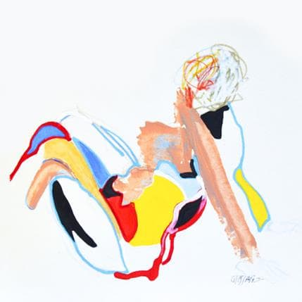 Gemälde 5684 von Cressanne | Gemälde Figurativ Acryl Akt