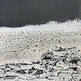 Pintura Entre rugosité et douceur por Escolier Odile | Pintura Abstracto Acrílico, Arena, Cartón