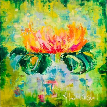 Peinture Naissance par Bastide d´Izard Armelle | Tableau Abstrait Huile Paysages