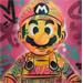 Painting Yellow Mario by Lemoine Mael | Painting Pop-art Pop icons Graffiti Posca