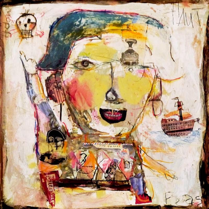 Painting O pirata de mares by De Sousa Miguel | Painting Raw art Life style