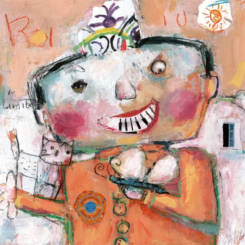 Painting Sans titre 3 by De Sousa Miguel | Painting Raw art Life style