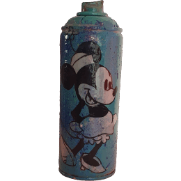 Sculpture Mickey And minnie par Kikayou | Sculpture Pop-art Graffiti Icones Pop