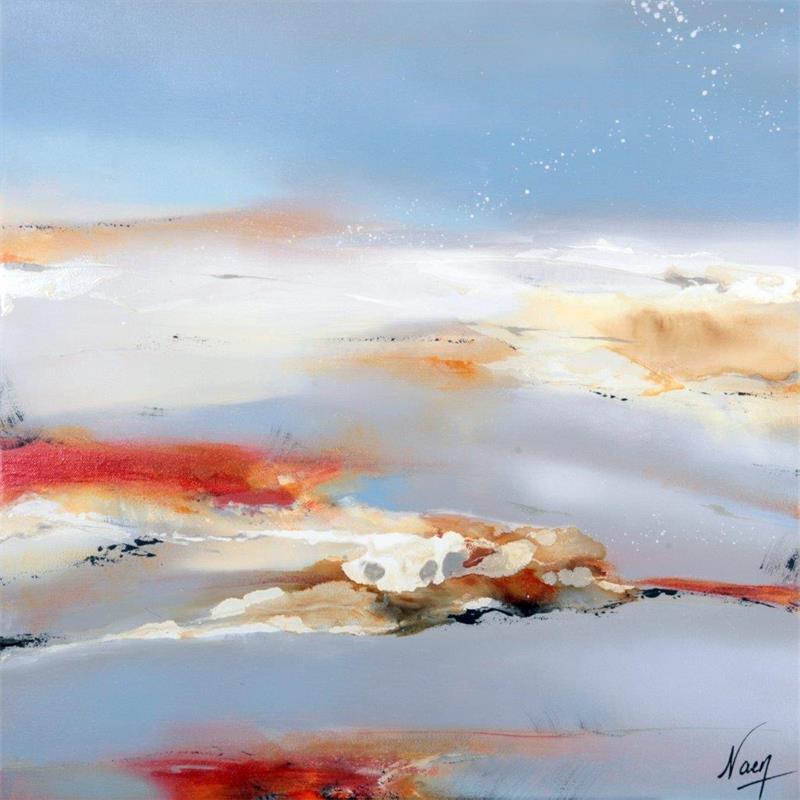 Peinture 638 par Naen | Tableau Abstrait Minimaliste Acrylique