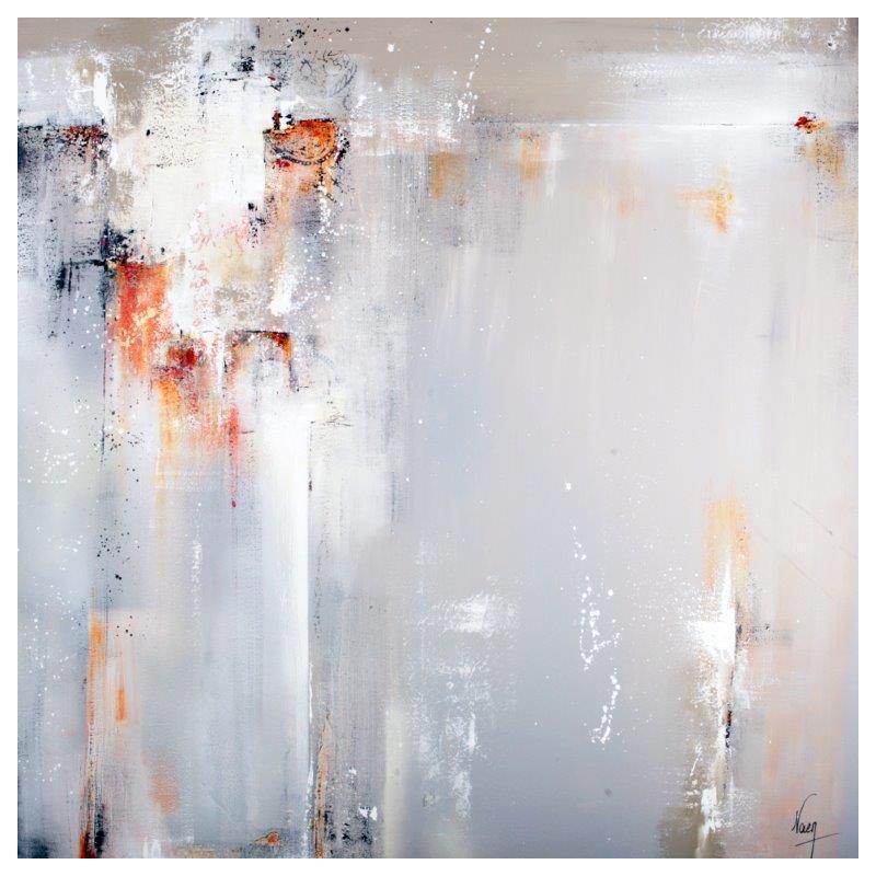 Peinture 658 par Naen | Tableau Abstrait Minimaliste Acrylique