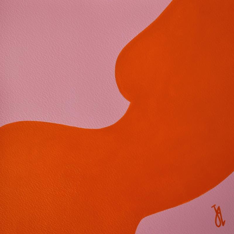 Gemälde Nu allongé n°1 von Julie-Anne | Gemälde Figurativ Akt Acryl