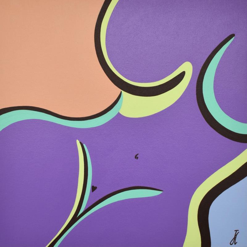 Pintura Birthmark n°10 por Julie-Anne | Pintura Figurativo Desnudo Acrílico