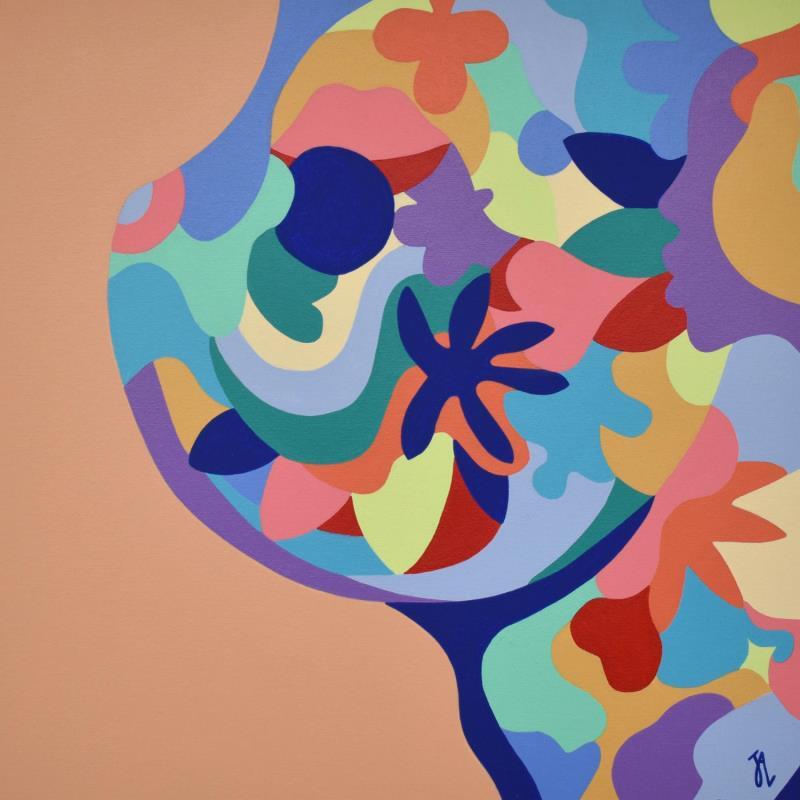 Gemälde Holograms von Julie-Anne | Gemälde Figurativ Akt Acryl