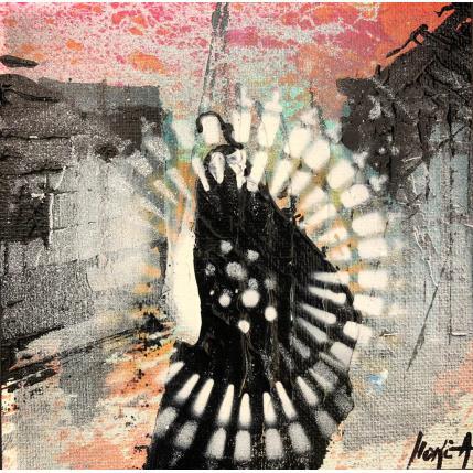 Gemälde Rosace 2 - Cathédrale de Strasbourg von Horea | Gemälde Figurativ Öl