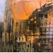 Painting Tiny Orange KTdral - Cathédrale de Strasbourg by Horea | Painting Figurative Oil